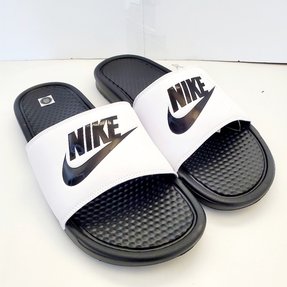 Nike Benassi Jdi Whiteblack Mens Slides 